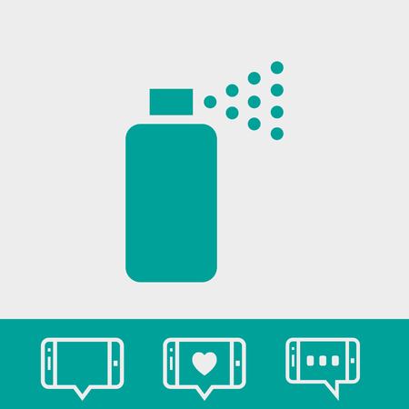 spray icon stock vector illustration flat designのイラスト素材