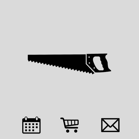Hacksaw icon stock vector illustration flat designのイラスト素材