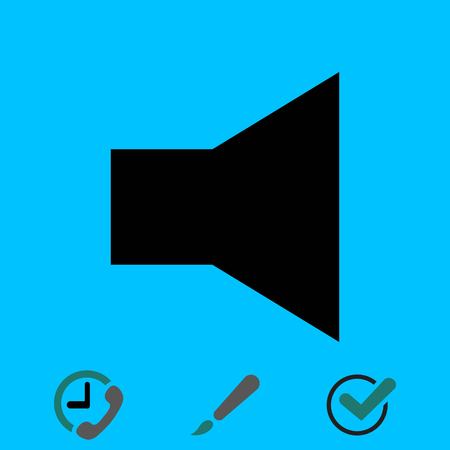 volume icon stock vector illustration flat designのイラスト素材