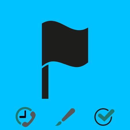 flag icon stock vector illustration flat designのイラスト素材