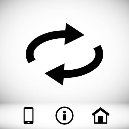 arrow icon stock vector illustration flat designのイラスト素材