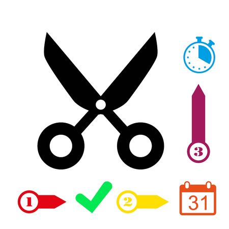 cut icon stock vector illustration flat designのイラスト素材
