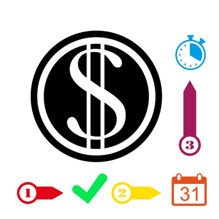 Money icon stock vector illustration flat designのイラスト素材