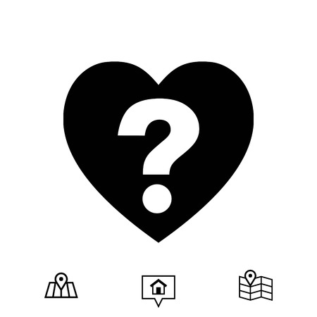 heart icon stock vector illustration flat designのイラスト素材
