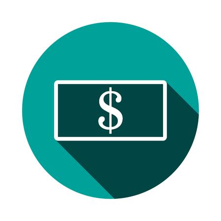 dollar money icon stock vector illustration flat designのイラスト素材