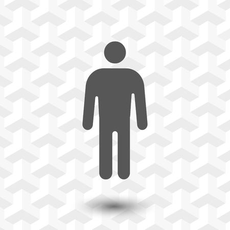 man icon stock vector illustration flat designのイラスト素材