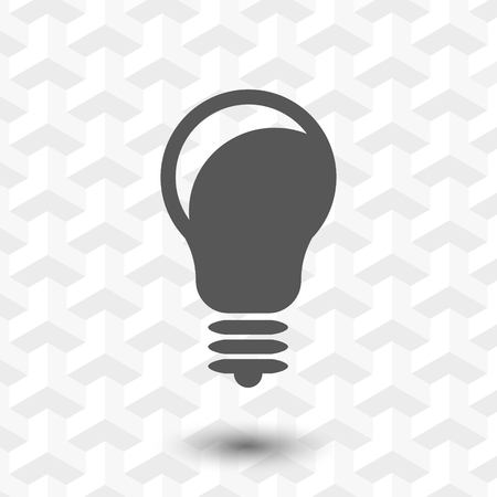 bulb icon stock vector illustration flat designのイラスト素材