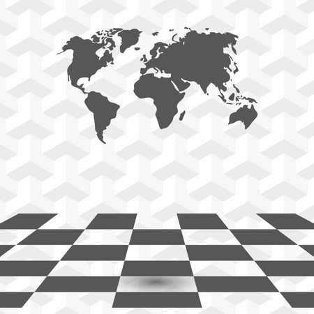 world map icon stock vector illustration flat designのイラスト素材