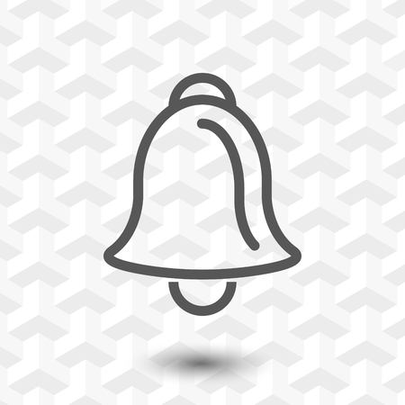 bell icon stock vector illustration flat design