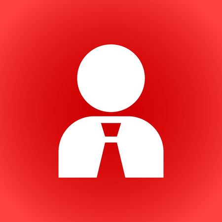 Man icon stock vector illustration flat designのイラスト素材