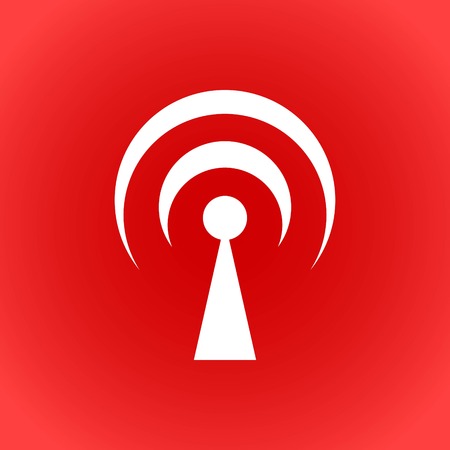 wifi icon stock vector illustration flat designのイラスト素材