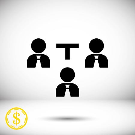 Business people team crowdy walk silhouette concept businesspeople group human resources over world map background vector iconのイラスト素材