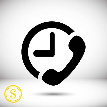 phone icon stock vector illustration flat designのイラスト素材