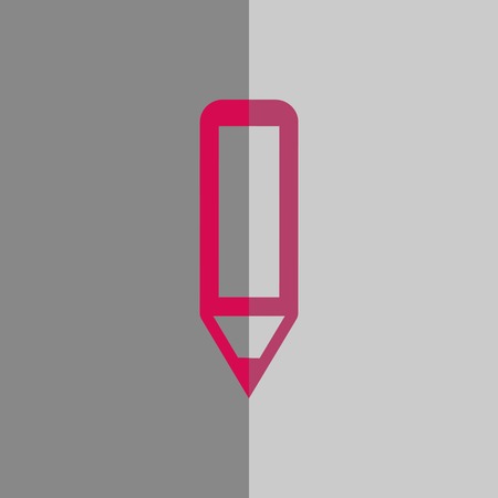 pencil icon stock vector illustration flat designのイラスト素材
