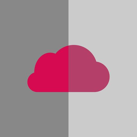 cloud icon stock vector illustration flat designのイラスト素材