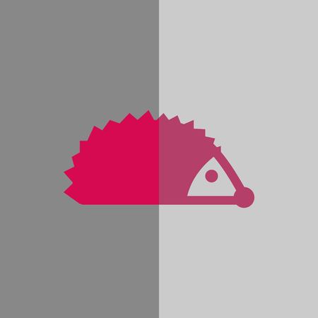 hedgehog icon stock vector illustration flat designのイラスト素材