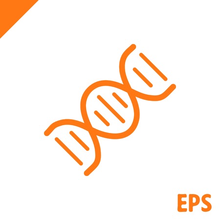 DNA icon stock vector illustration flat designのイラスト素材