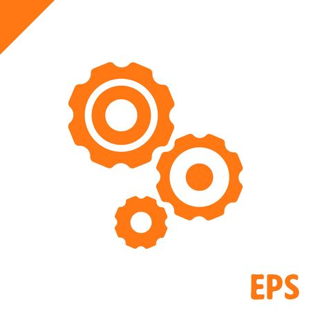 gear icon stock vector illustration flat designのイラスト素材
