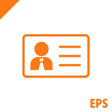 id icon stock vector illustration flat designのイラスト素材