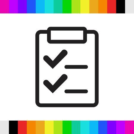 checklist  icon stock vector illustration flat designのイラスト素材
