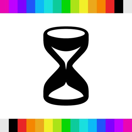 hourglass icon stock vector illustration flat designのイラスト素材