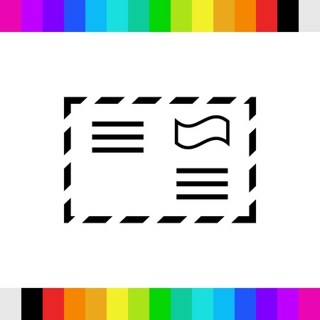 letter envelope icon stock vector illustration flat designのイラスト素材