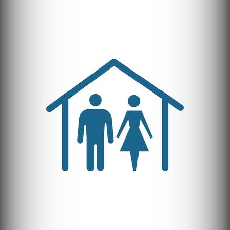 home icon stock vector illustration flat designのイラスト素材