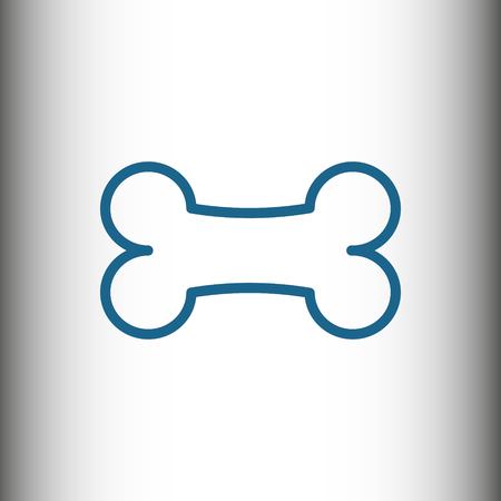 bone icon stock vector illustration flat designのイラスト素材