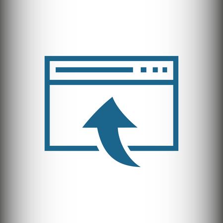 web page icon stock vector illustration flat designのイラスト素材