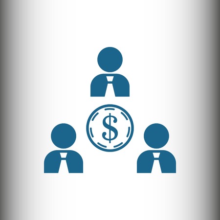 Business people team crowdy walk silhouette concept businesspeople group human resources over world map background vector iconのイラスト素材