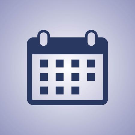 calendar icon stock vector illustration flat designのイラスト素材