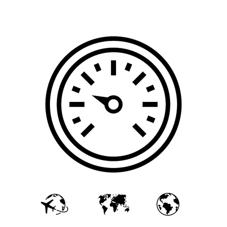 air pressure sensor icon stock vector illustration flat designのイラスト素材