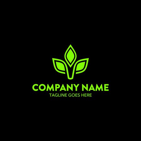 Agriculture Logo Templateのイラスト素材