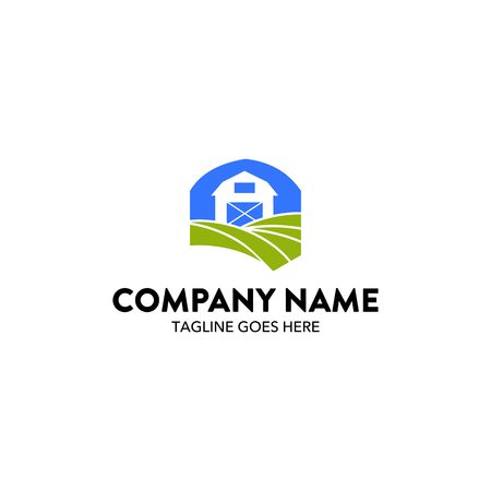 Agriculture Logo Templateのイラスト素材