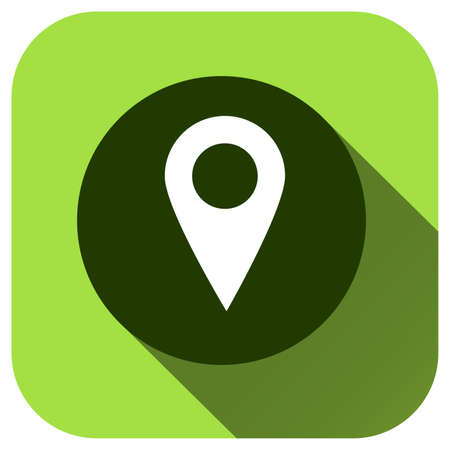 Pin vector icon, logo for design, symbol, application, website, UIのイラスト素材