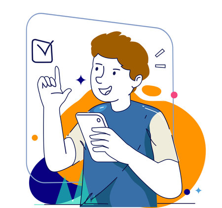 Digital marketing concept illustrations. Modern flat design illustration of Data Analysis.のイラスト素材