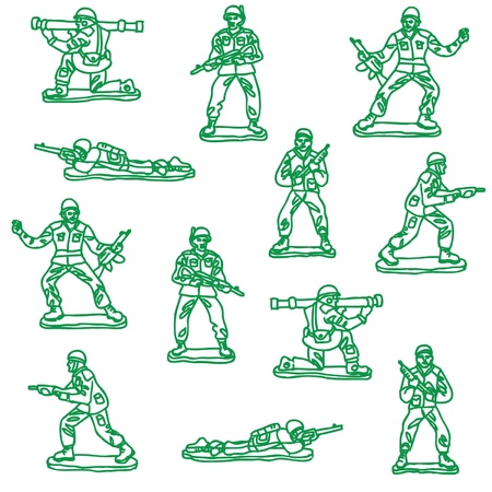 toy soldier vectorのイラスト素材