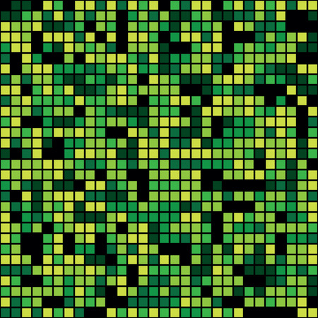 Seamless red pixel mosaic background, vector illustrationのイラスト素材