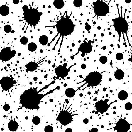 Sleek Ink Abstract Vector Silhouette Design  Modern Minimalism in Black and Whiteのイラスト素材
