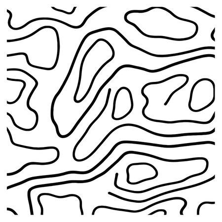 Silent Symphony Abstract Vector Patterns Orchestrating Visual Poetryのイラスト素材