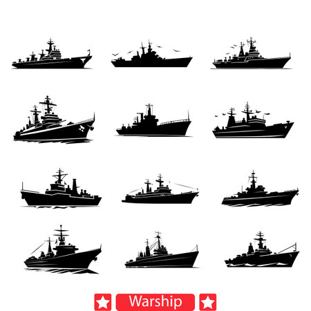 Sailing Economies Cargo Ship Silhouettes Bundle for Trade Illustrationsのイラスト素材