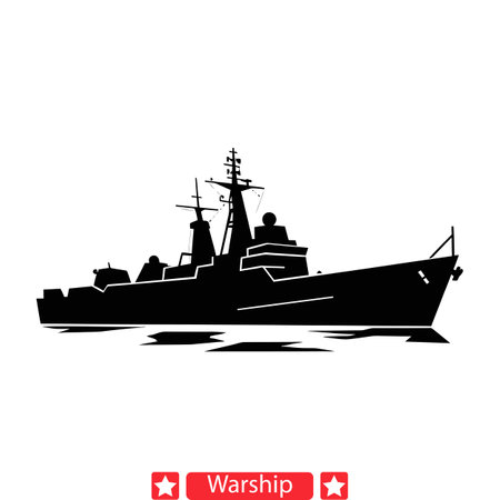 Navigating Trade Cargo Ship Silhouette Designs for Transport Visualsのイラスト素材