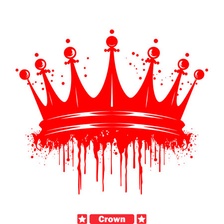 Crowning Glory Exquisite Vector Crown Silhouettes for Every Occasionのイラスト素材