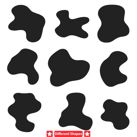 Jungle Adventure Vector Silhouette Ensemble  Tropical Elements for Adventure themed Designsのイラスト素材