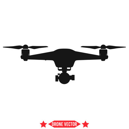 Elevated Elegance  Contemporary Drone Vector Set for Designersのイラスト素材