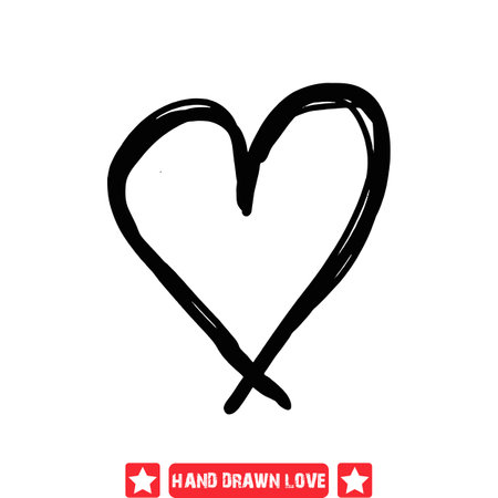 Whispers of Affection  Handcrafted Love Silhouette Set for Romantic Gesturesのイラスト素材