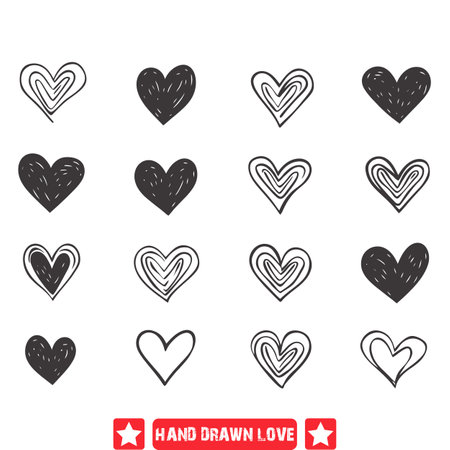 Whispers in the Wind  Handcrafted Love Silhouette Set for Ethereal Designsのイラスト素材