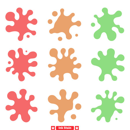 Dynamic Ink Splash Vector Art Elements  Explore Endless Creative Opportunitiesのイラスト素材