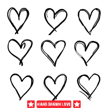 Love s Symphony  Intricate Hand Drawn Silhouettes Harmonizing Emotionのイラスト素材