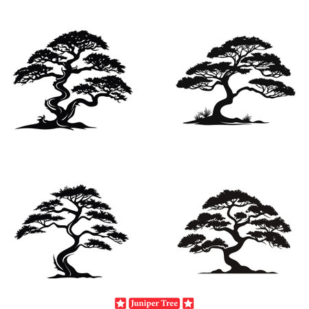 Juniper Mirage  Surreal Vector Collection for Imaginative Projectsのイラスト素材